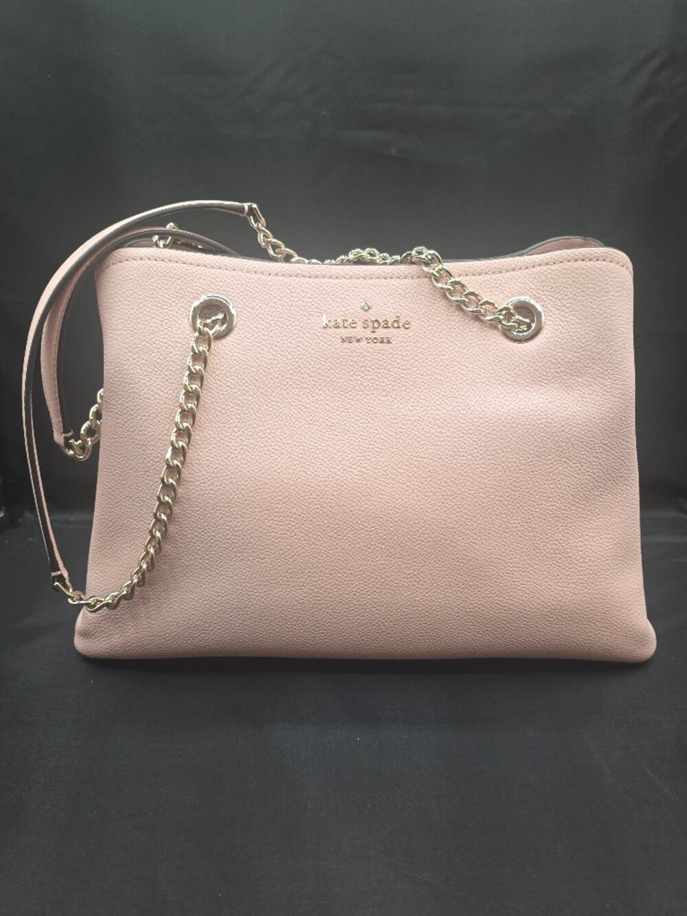 Kate Spade Jordyn Medium Chain Handle Tote Rose Smoke